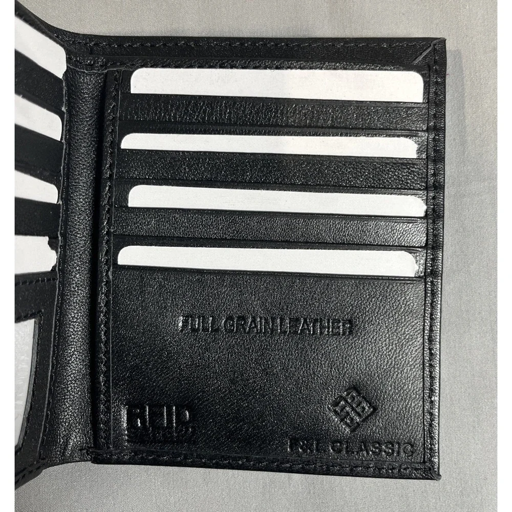 F&L CLASSIC RFID Blocking Mens Bi-Fold Style Premium Leather Wallet New In Box